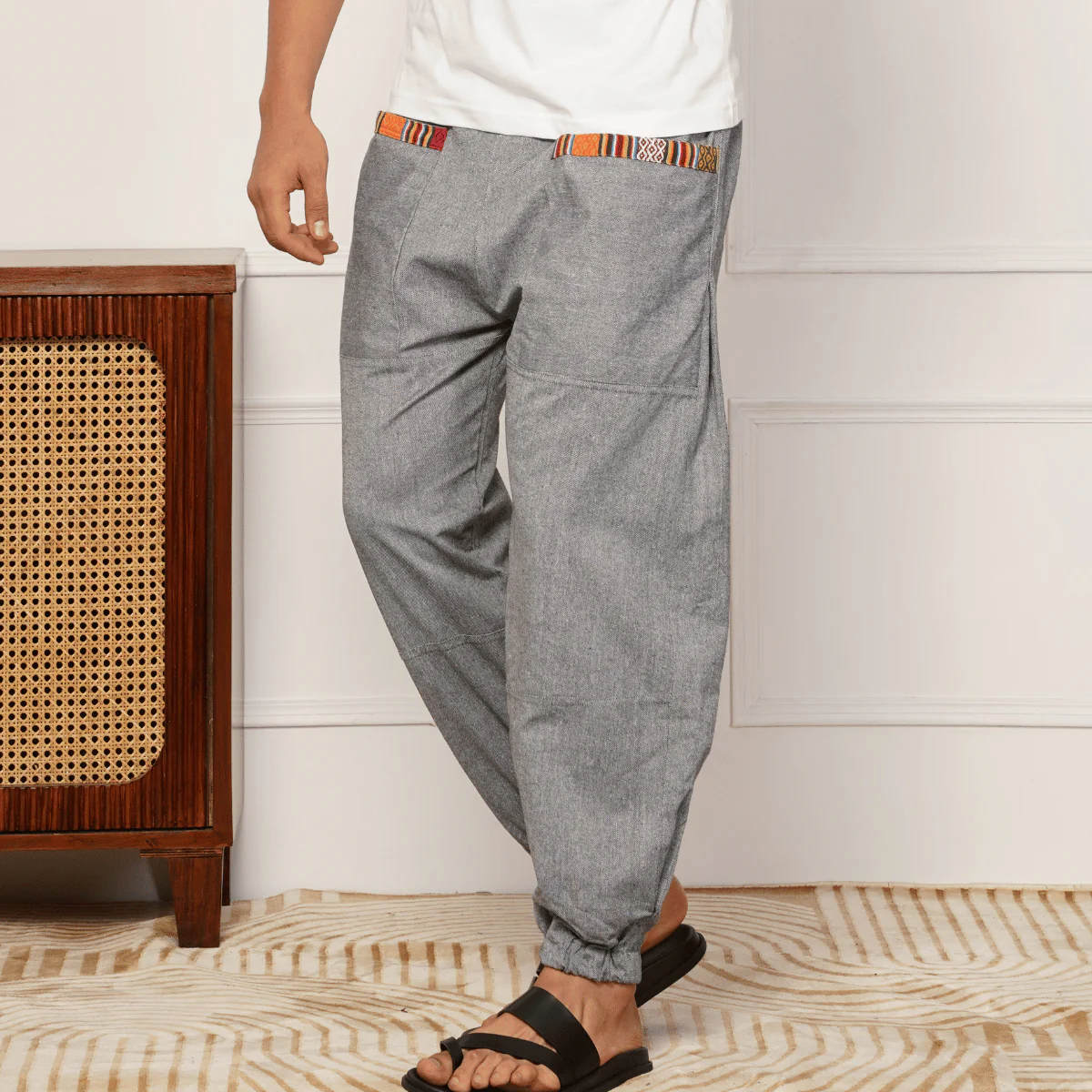 Men's Hopper | Grey | Fits Waist Sizes 28 to 38 Inches - Image 7