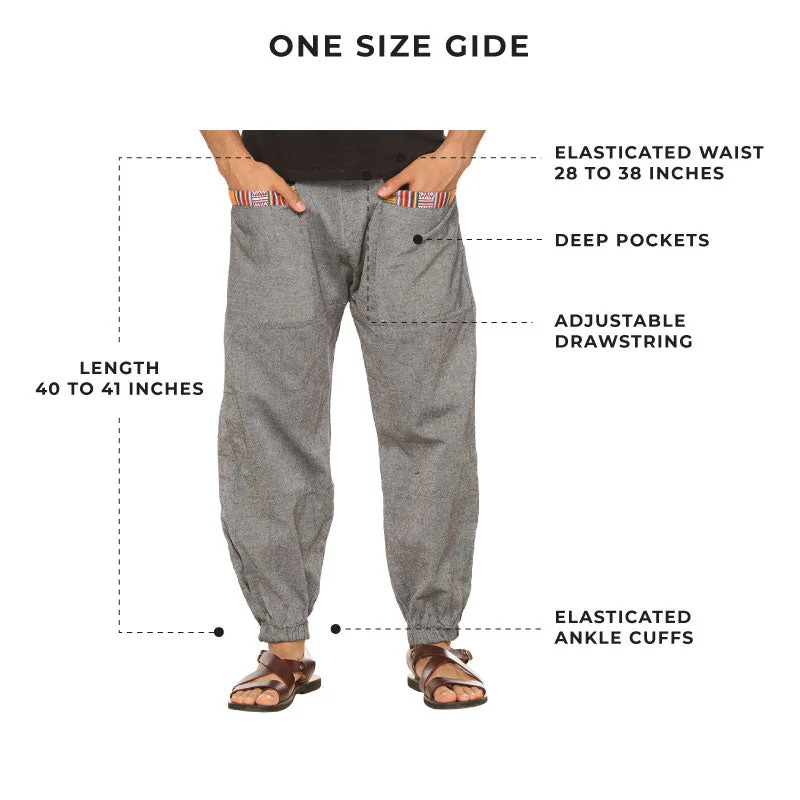 Men's Hopper | Grey | Fits Waist Sizes 28 to 38 Inches - Image 9