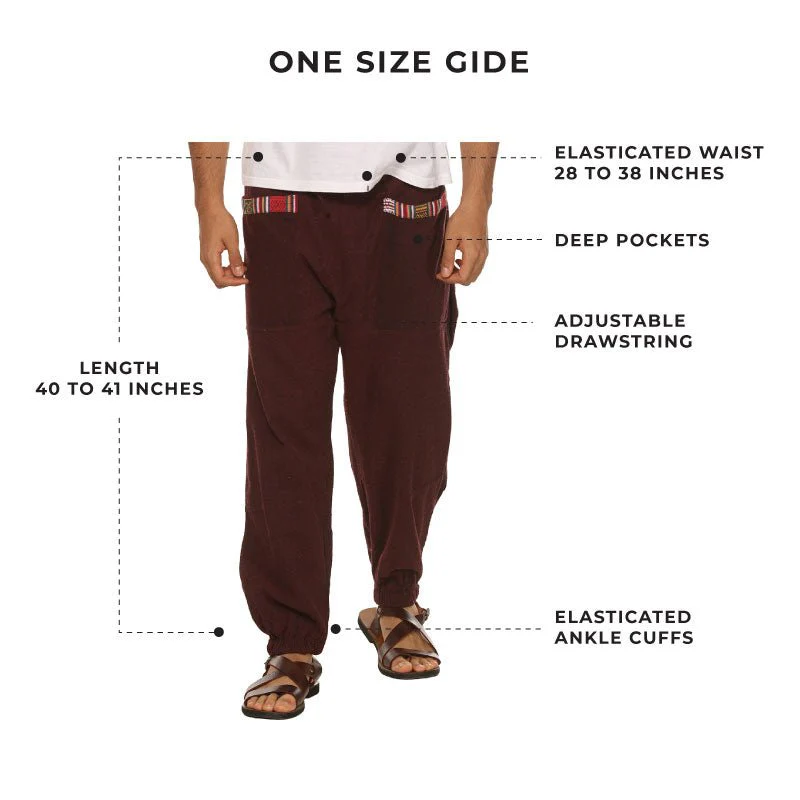 Men's Hopper | Maroon | Fits Waist Sizes 28 to 38 Inches - Image 3