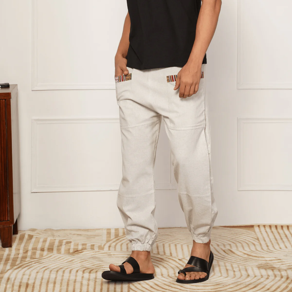 Men's Hopper | Melange Grey | Fits Waist Sizes 28 to 38 Inches - Image 5