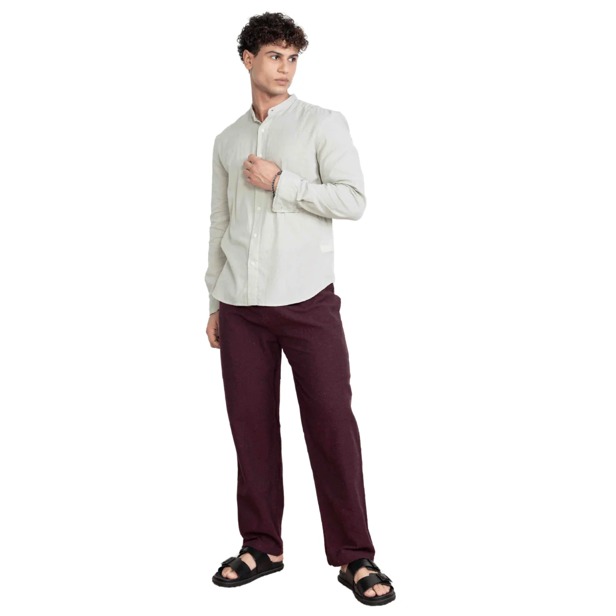 Men's Lounge Pant | Maroon | Fits Waist Size 28" to 36" - Image 8