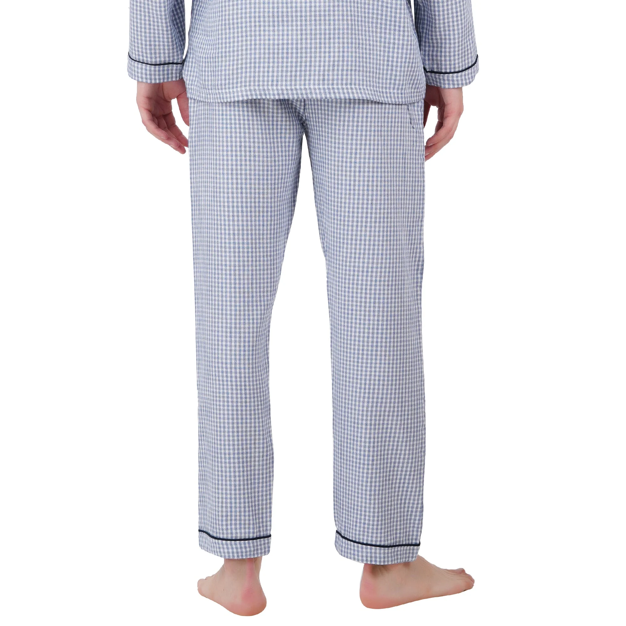 Men’s Nightwear Blue Checks | Comfortable Sleepwear - Image 6