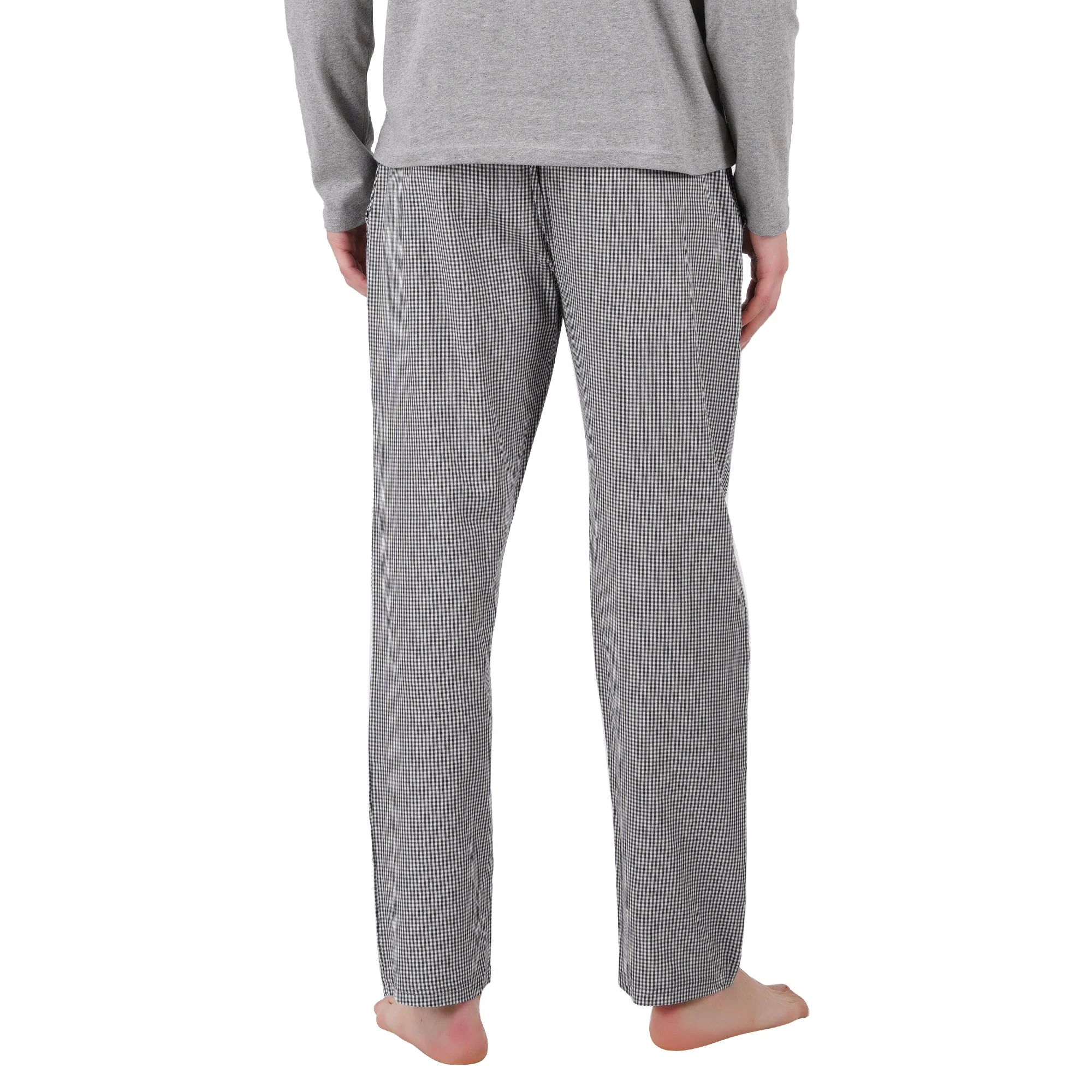 Men’s Nightwear Grey Melange Loungewear Pants - Image 5