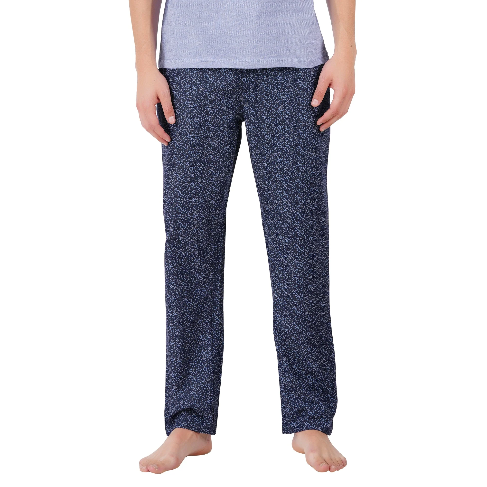 Men’s Organic Cotton Navy Nightwear Set | T-Shirt & Printed Pants - Image 5