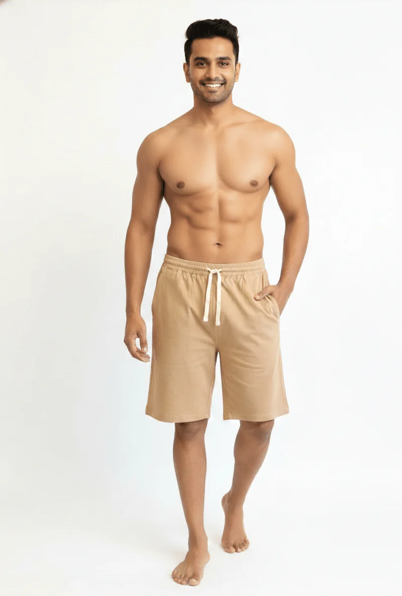 Men's Organic Cotton Comfortable Yoga Shorts - Image 6