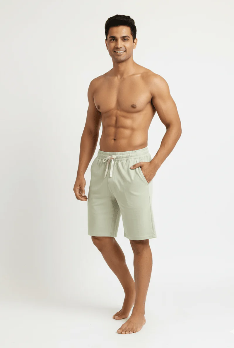 Men's Organic Cotton Comfortable Yoga Shorts - Image 7
