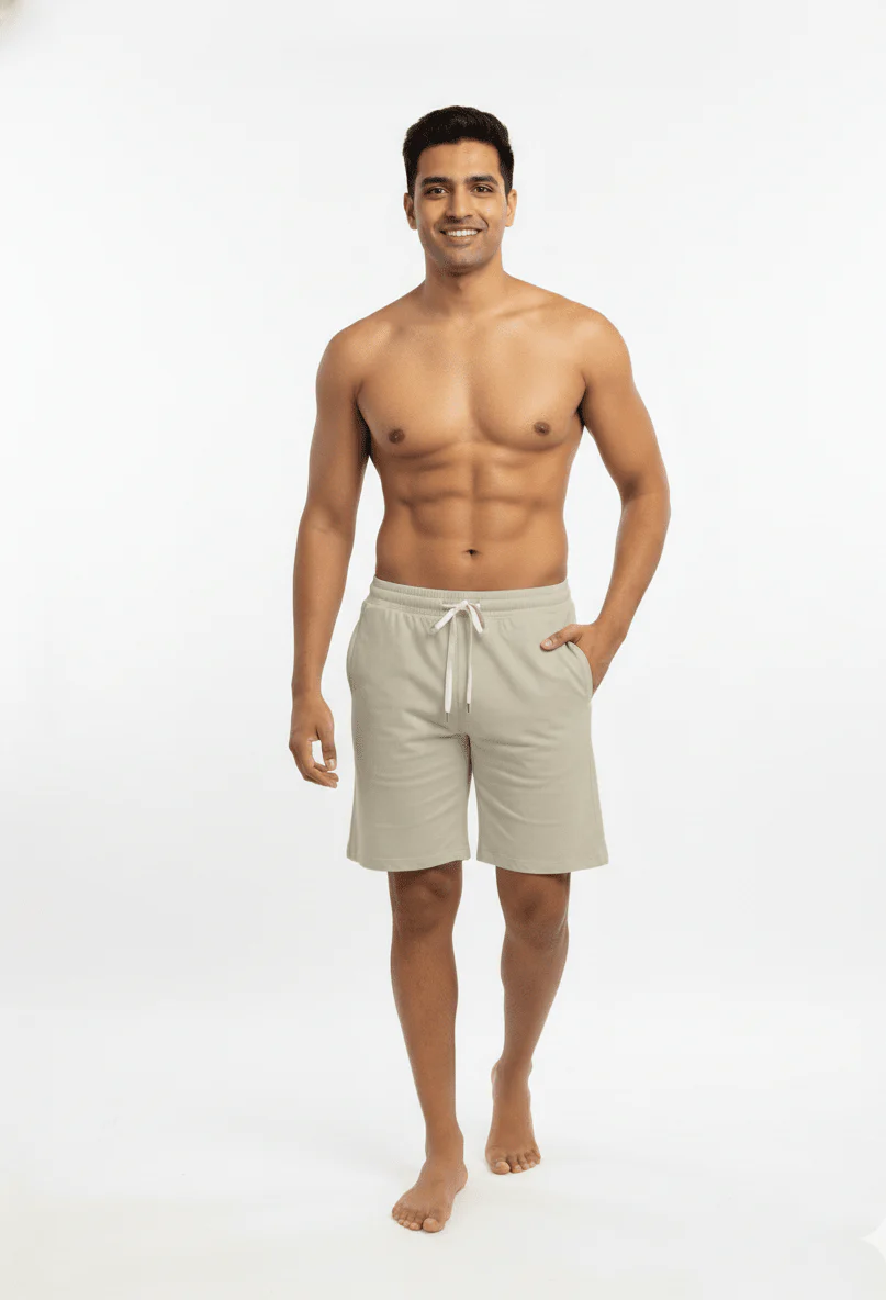 Men's Organic Cotton Comfortable Yoga Shorts - Image 8