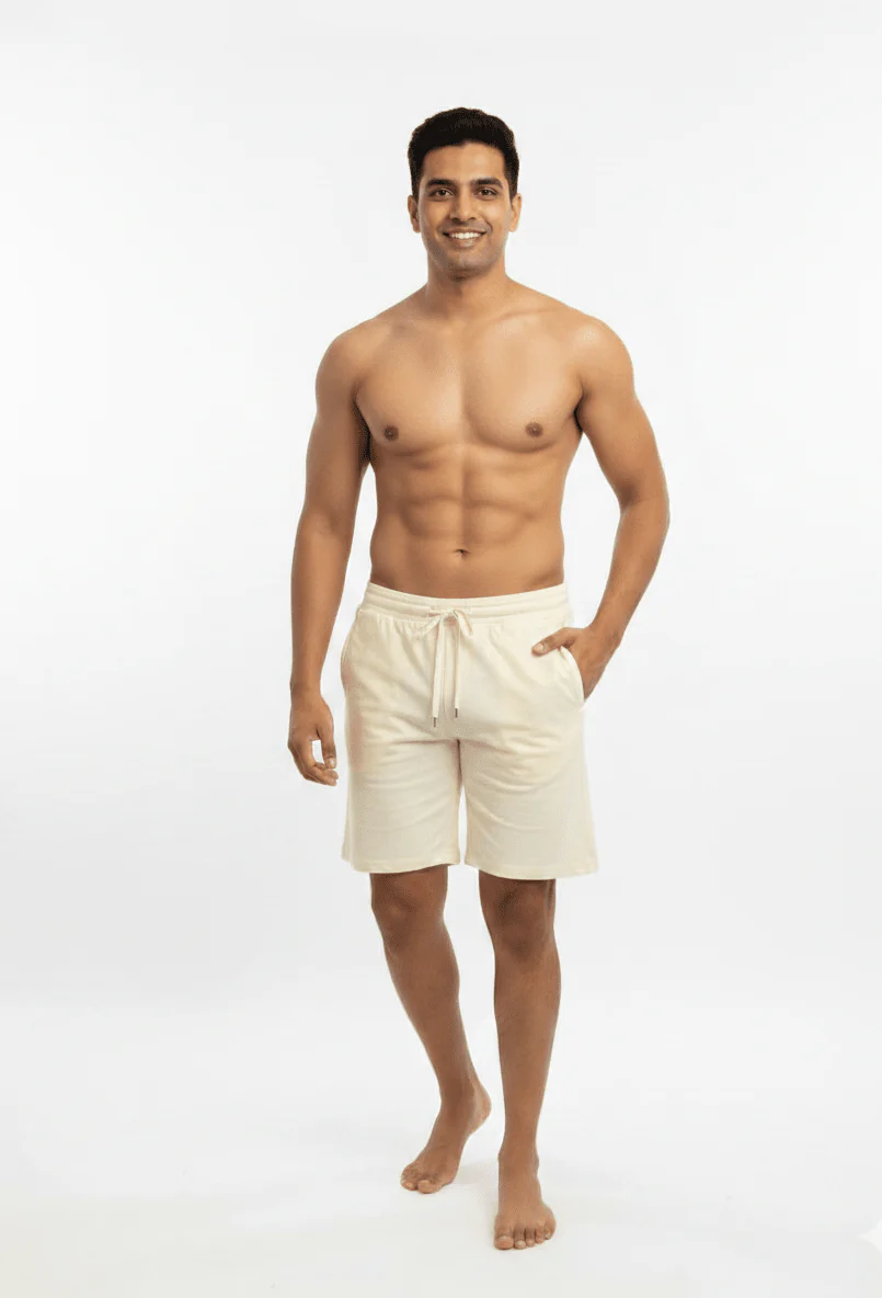 Men's Organic Cotton Comfortable Yoga Shorts - Image 9