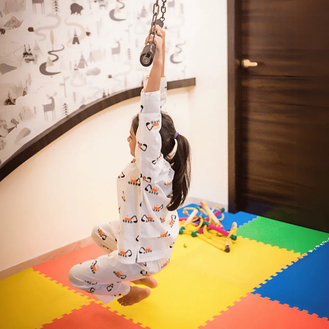 Mighty Bulldozer- Unisex Kids Cotton Nightwear
