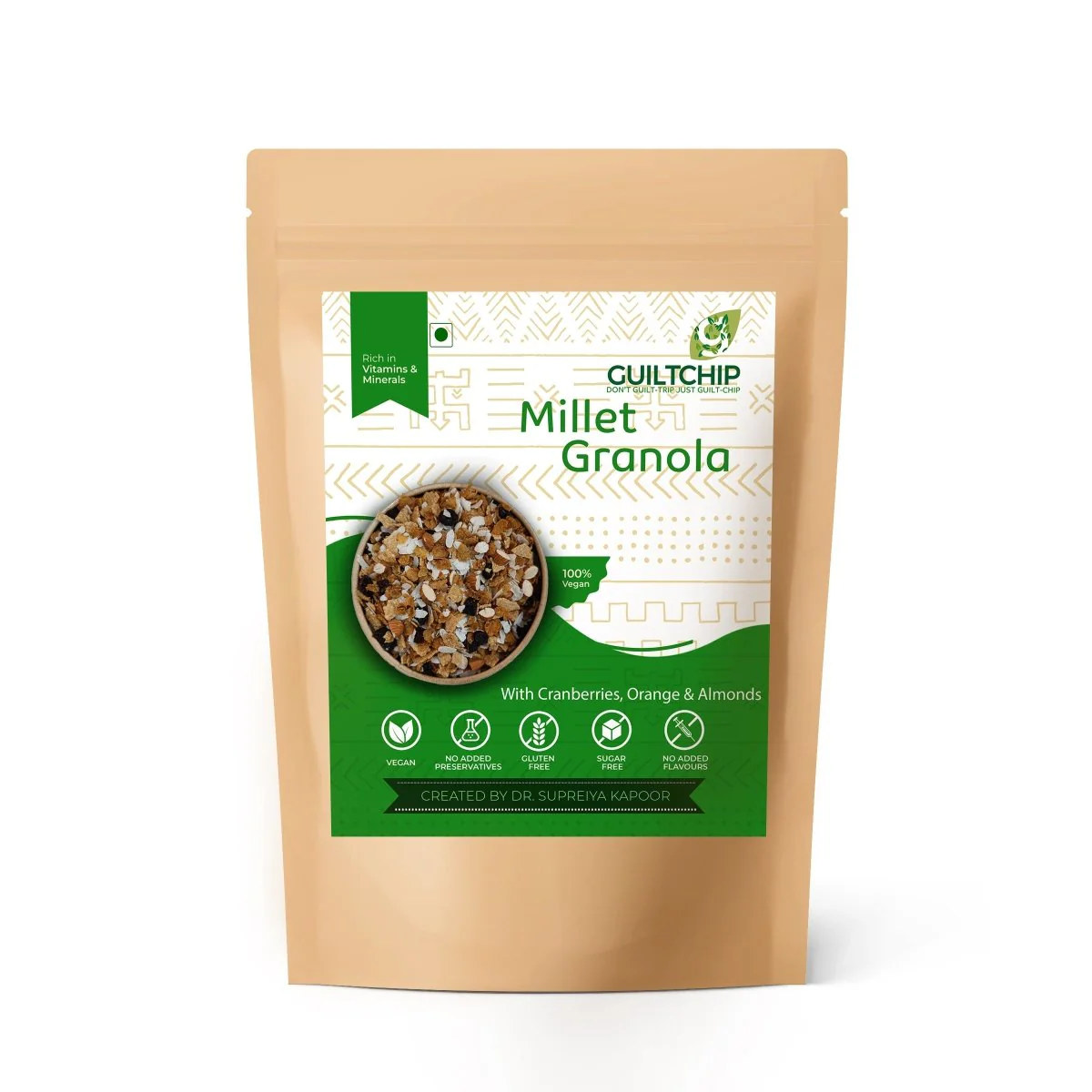 Millet Granola with Cranberries & Almonds - 380g - Image 5
