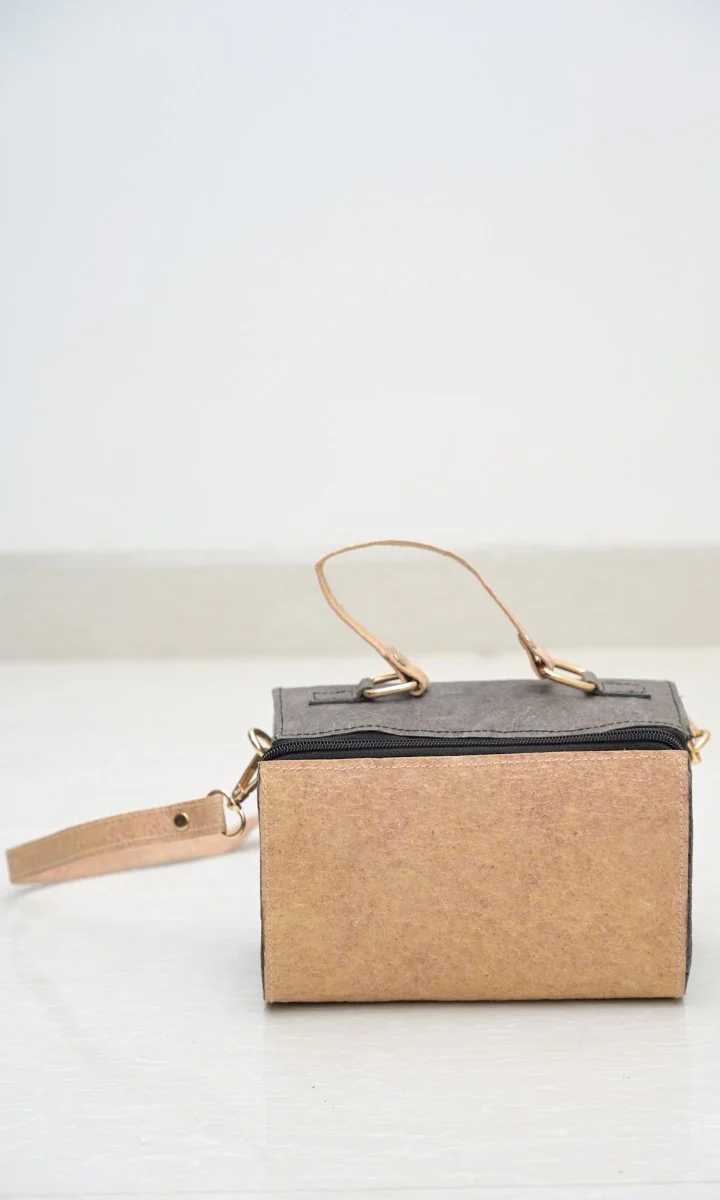 Mini Natural Duffle | Made with Coconut Leather - Image 3