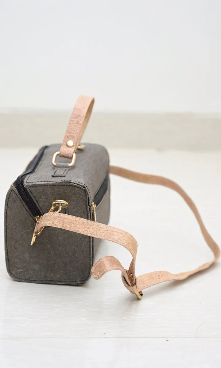 Mini Natural Duffle | Made with Coconut Leather - Image 4