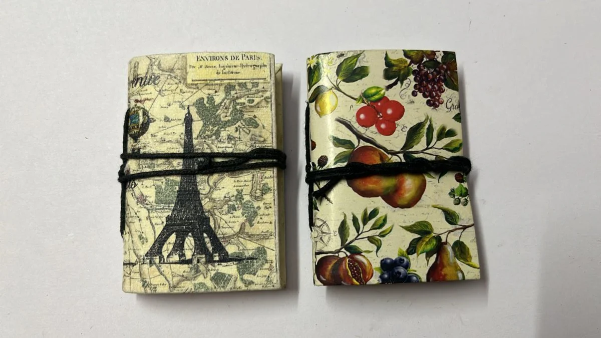Mini Recycled Paper Journal Pack of 2 - Image 3