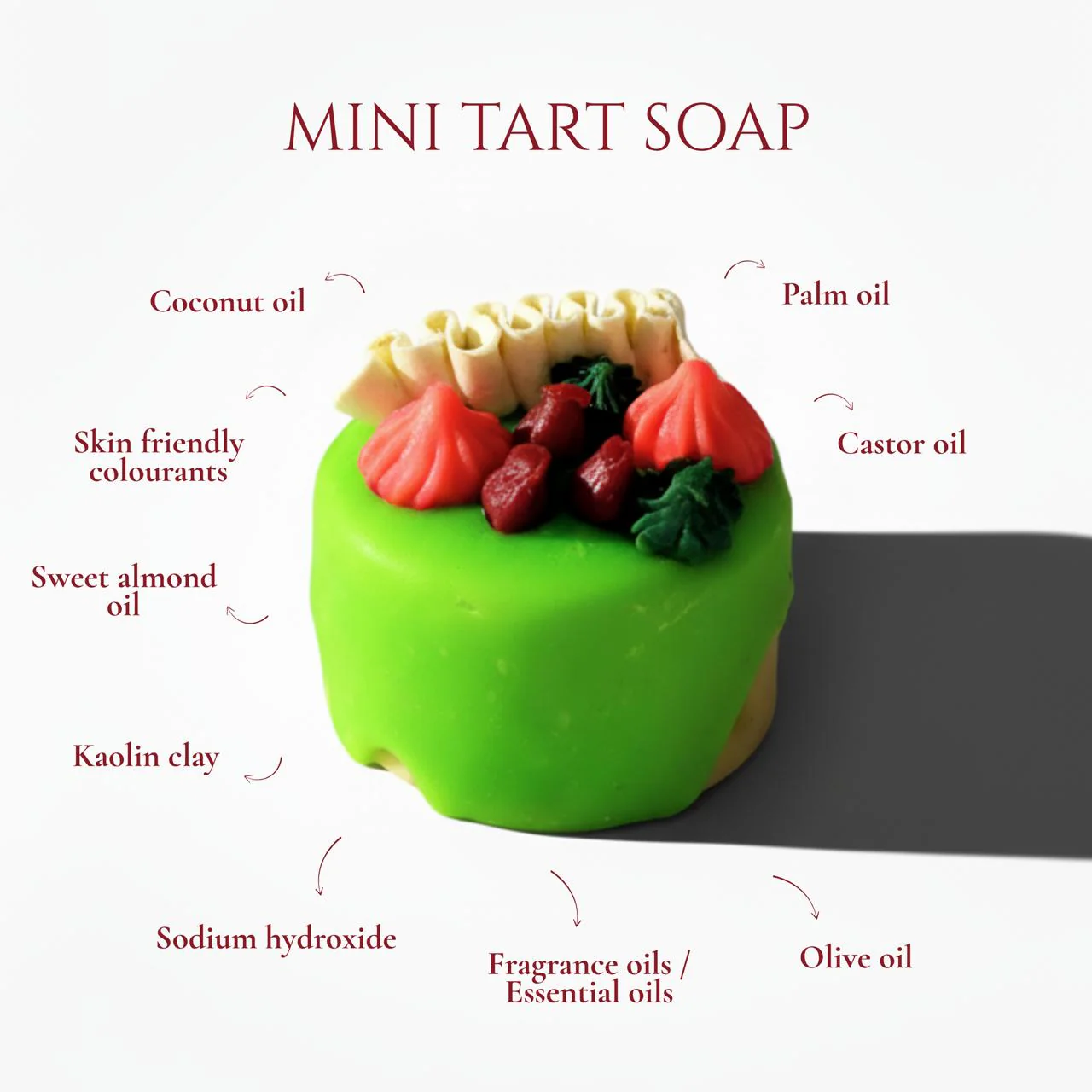 Whimsical Tart Soap Bars- Suitable for All Skin Types - Image 3