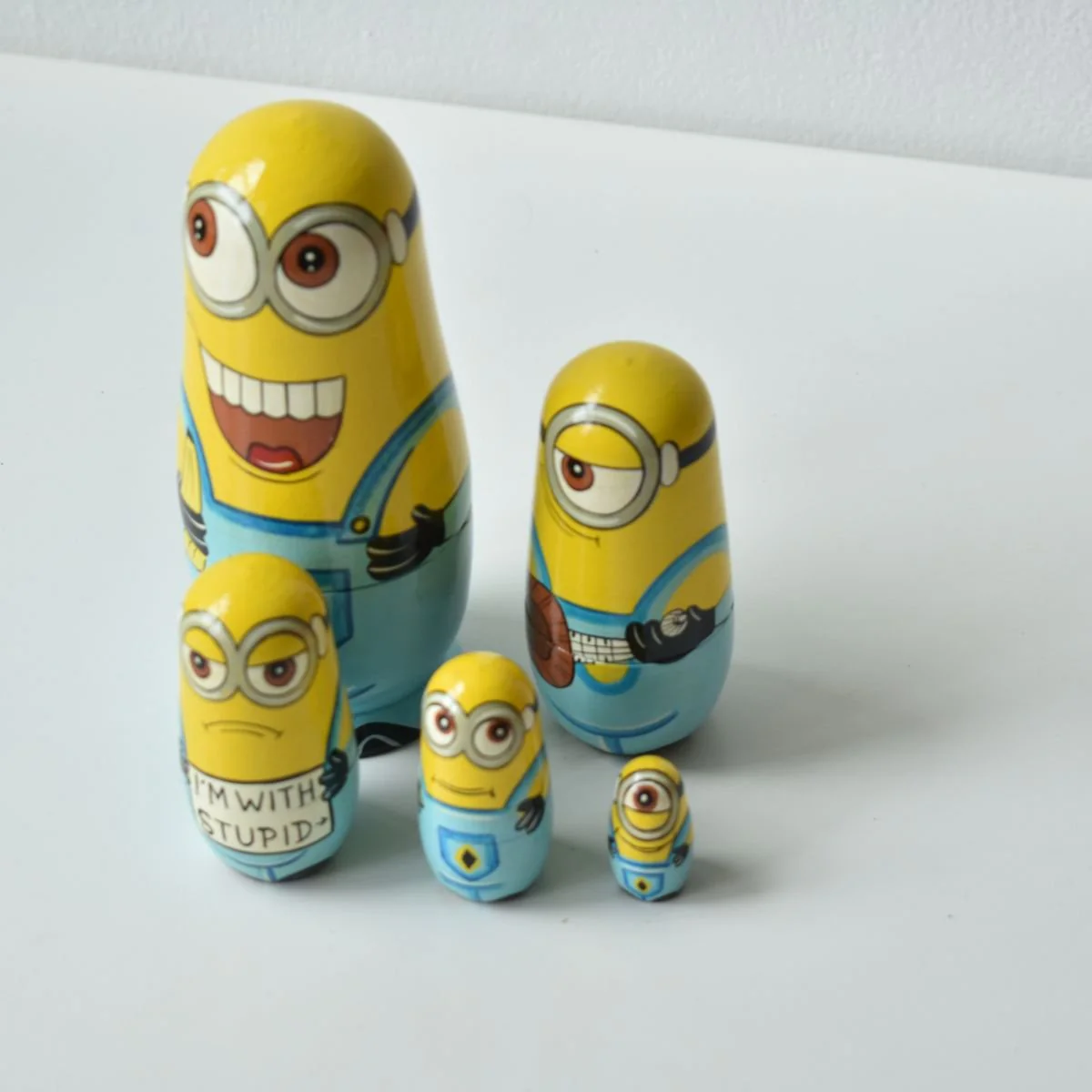Minion Nesting Doll | Handcrafted Stackable Toy - Image 2