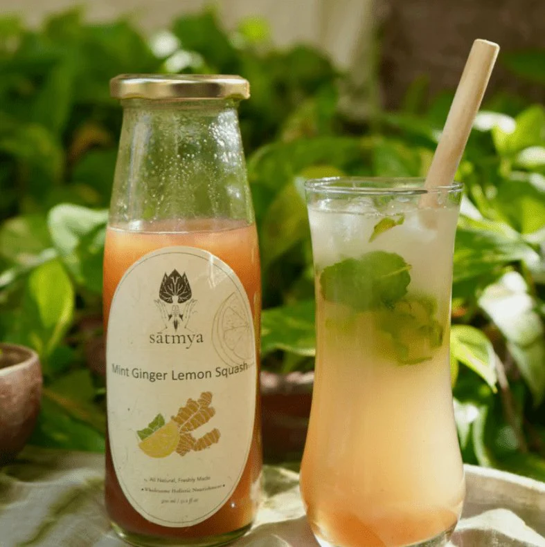 Mint Ginger Lemon Squash