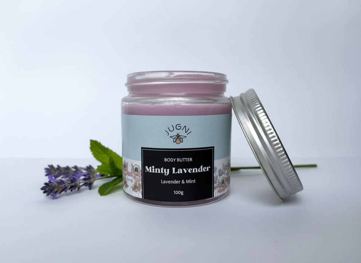 Minty Lavender Body Butter 100g to Refresh your Skin - Image 3