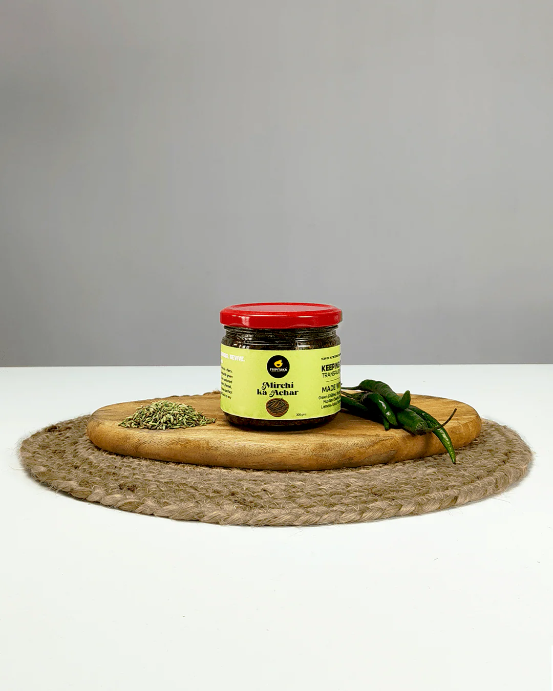 Mirchi ka Achar | Indian Green Chilli Pickle | Spicy & Tangy | 250 g - Image 2