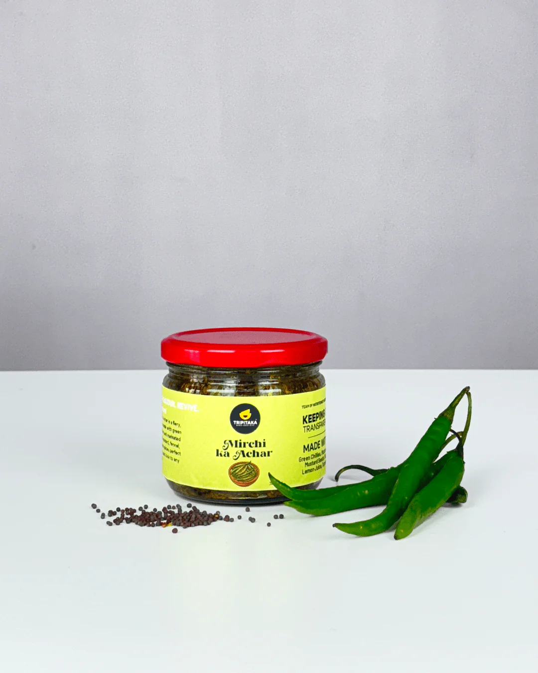 Mirchi ka Achar | Indian Green Chilli Pickle | Spicy & Tangy | 250 g - Image 3