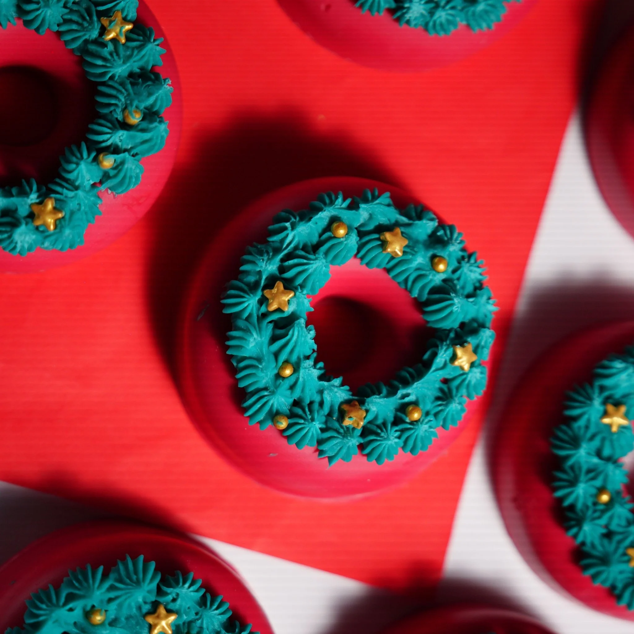 Mistletoe Donut Soap | Handmade Festive Christmas Donut Soap