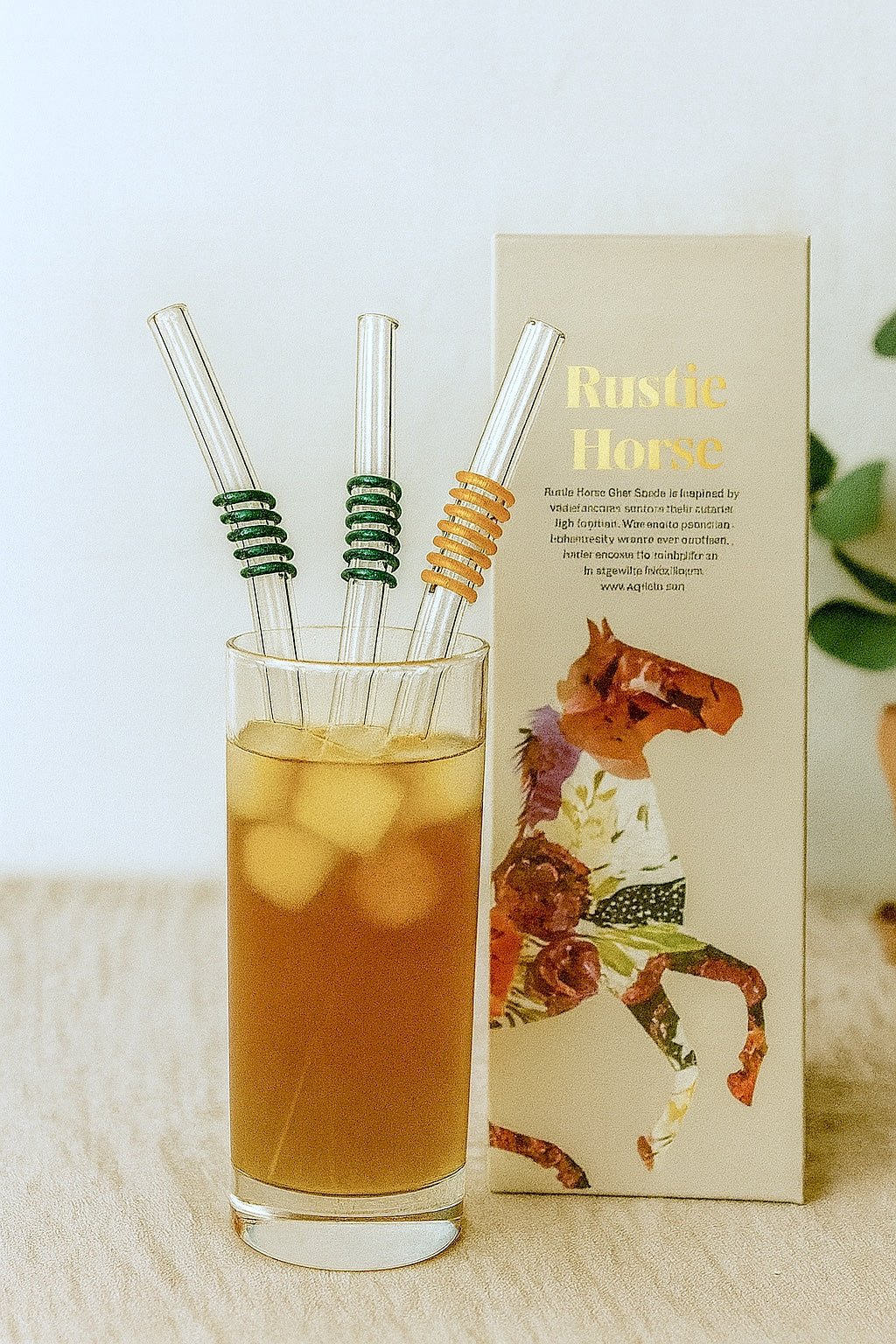 Mix Swirl Glass Straws Pack of 6 - Image 4