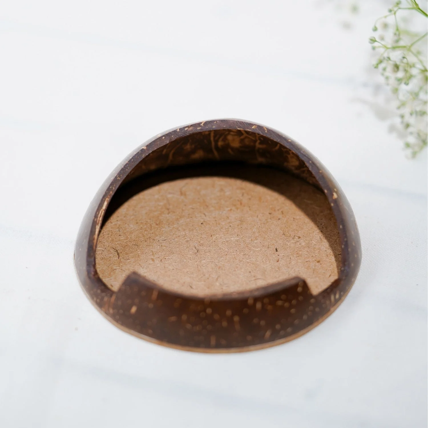 Mobile Holder | Made with Coconut Shell & Teak Wood - Image 6
