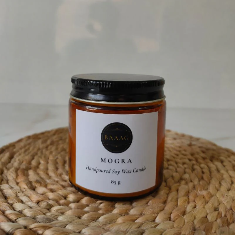 Mogra Scented Soy Wax Candle – Natural & Eco-Friendly - Image 6