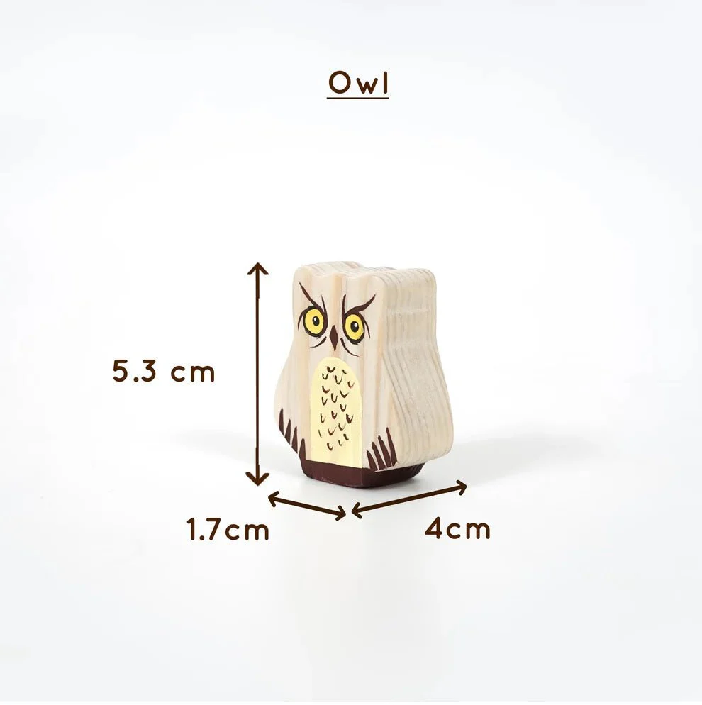 Birds Wooden Figurine Set – Neem Wood Montessori Toys - Image 6