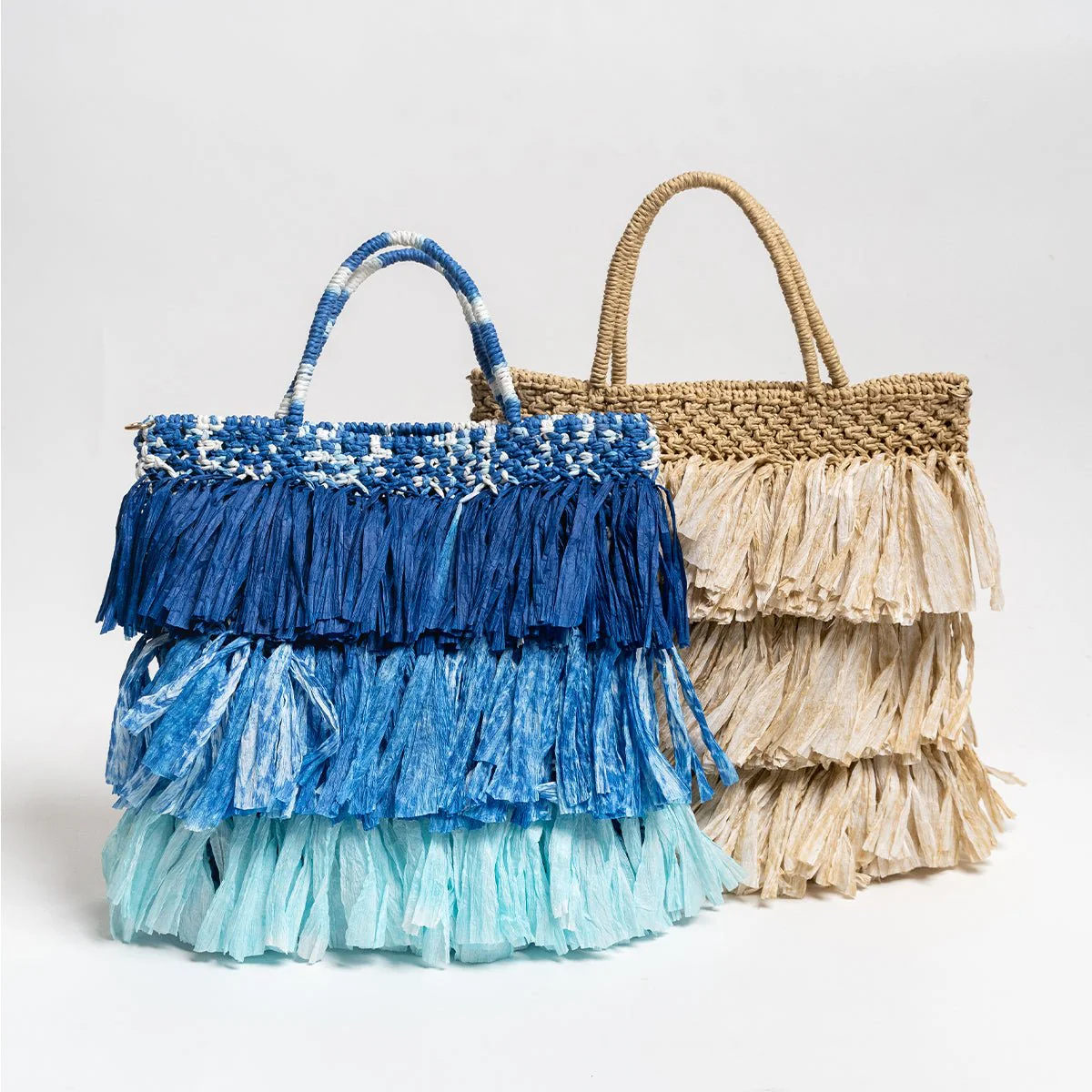 Moonlit Raffia Bag | Handwoven Natural Raffia Shoulder Bag - Image 9