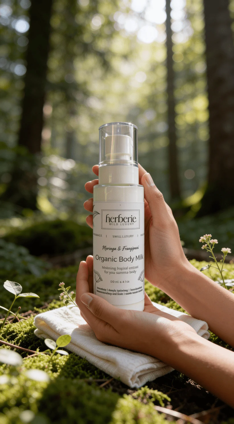 Moringa & Frangipani Organic Body Milk Spray | 120ml - Image 2