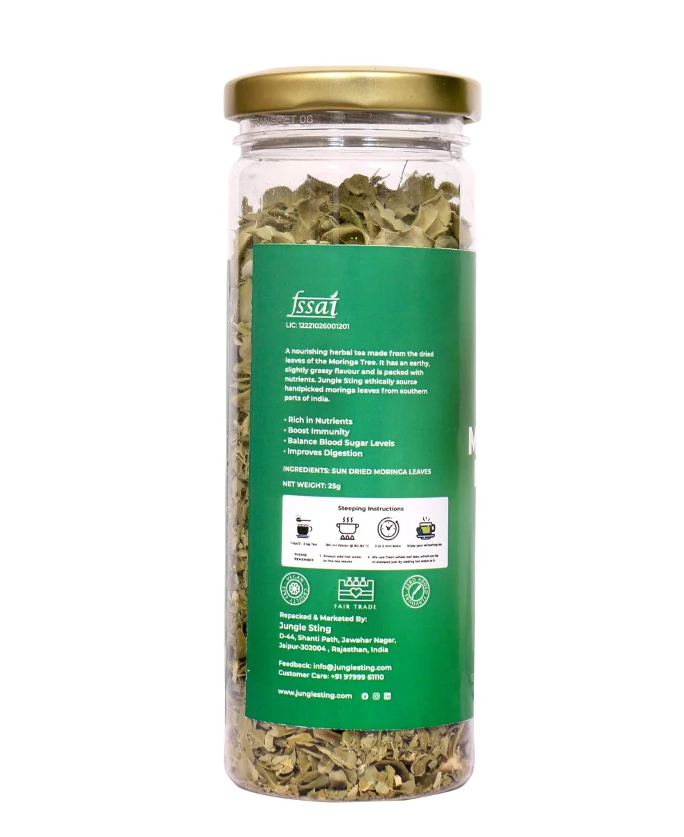 Organic Moringa Tea | Natural Detox & Immunity Booster Herbal Tea - Image 2
