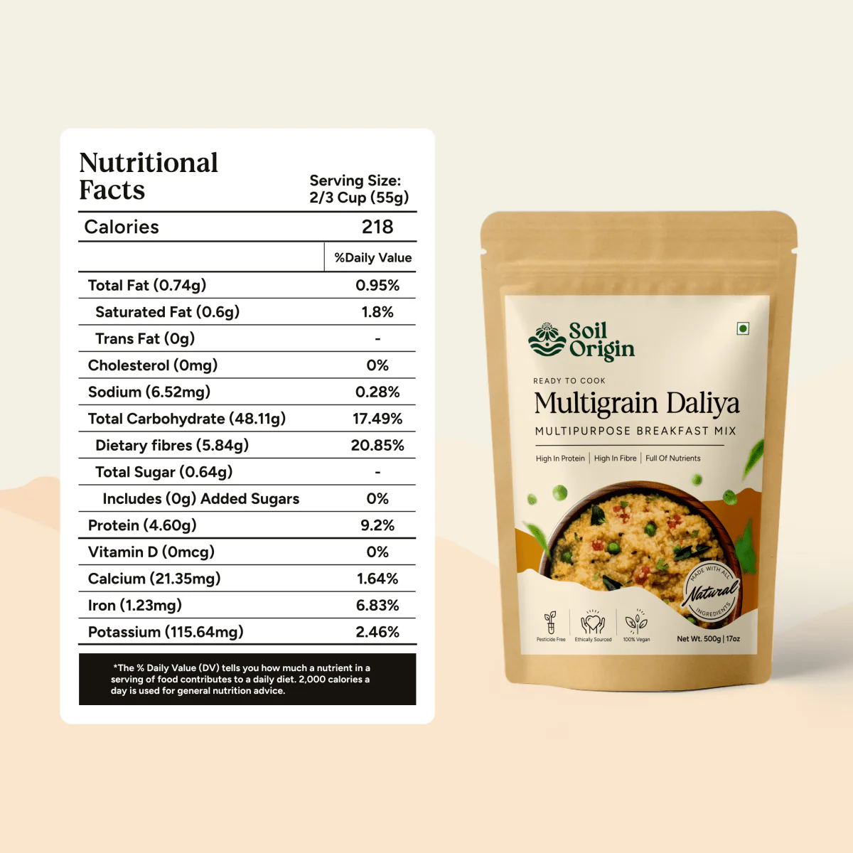 Multigrain Daliya | Nutrient-Rich | 500g - Image 3