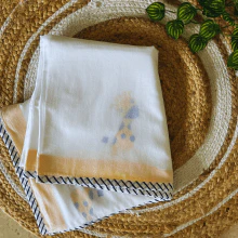 Muslin Kids Blanket – 3-Layer – 40x40 – Giraffe Print – Lightweight - Image 3