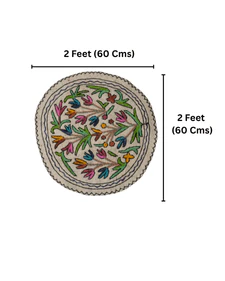 Handmade Namda Round Rug | 2 Iinch - Image 10
