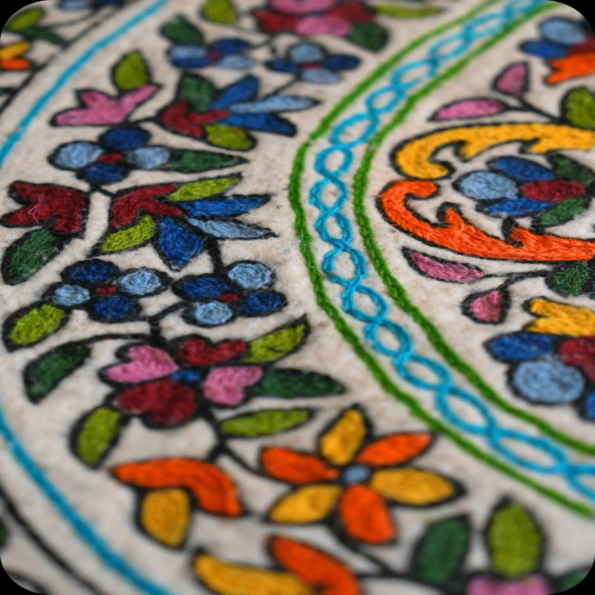 Namda Round Rug | 3 inch - Image 11