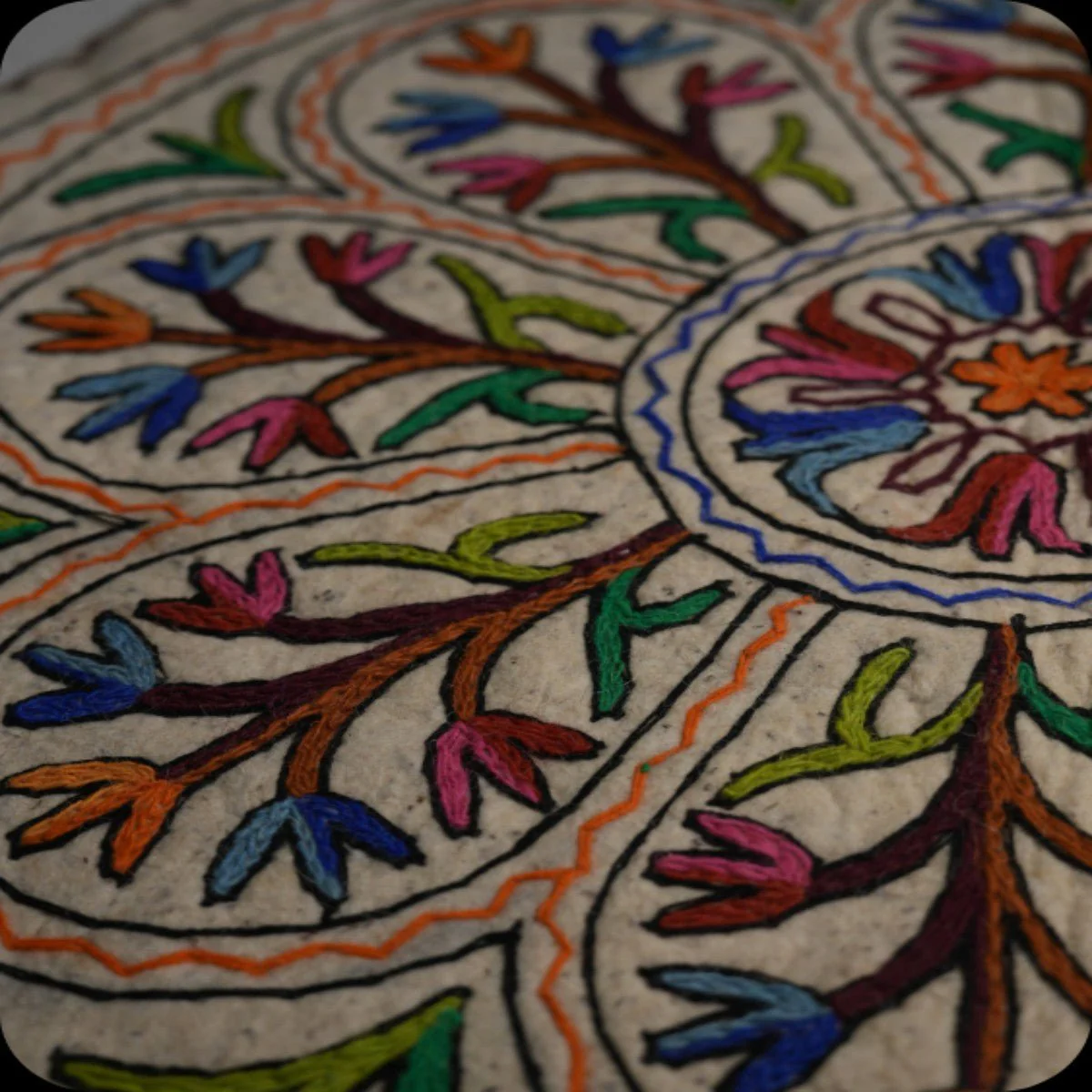 Namda Round Rug | 3 inch - Image 13