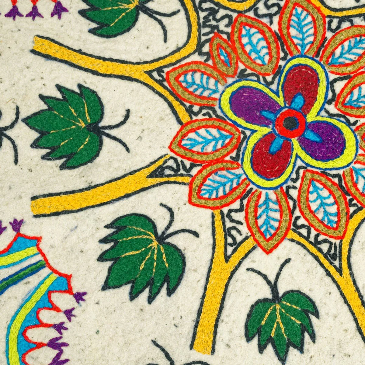 Namda Round Rug | 4 inch - Image 4