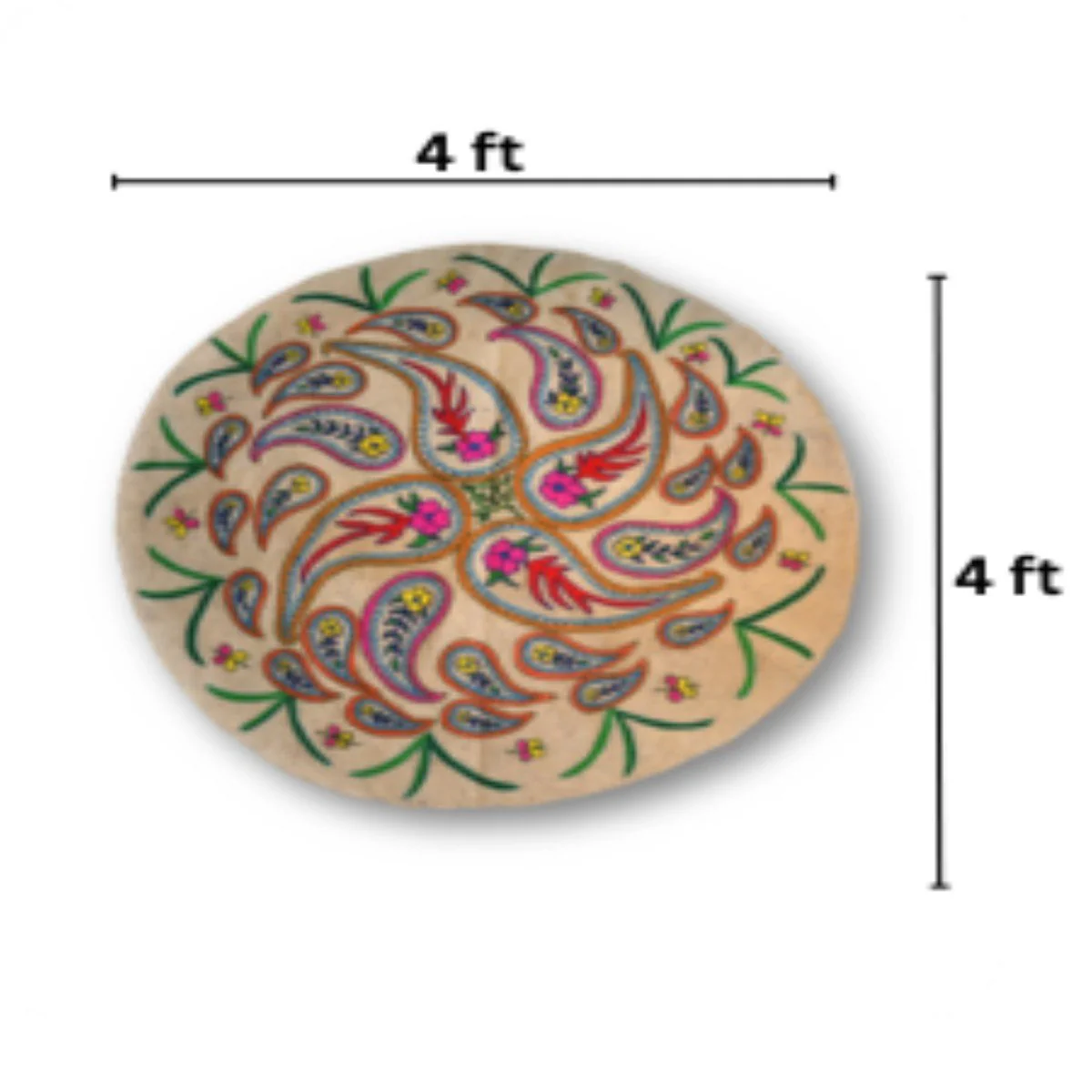 Namda Round Rug | 4 inch - Image 8