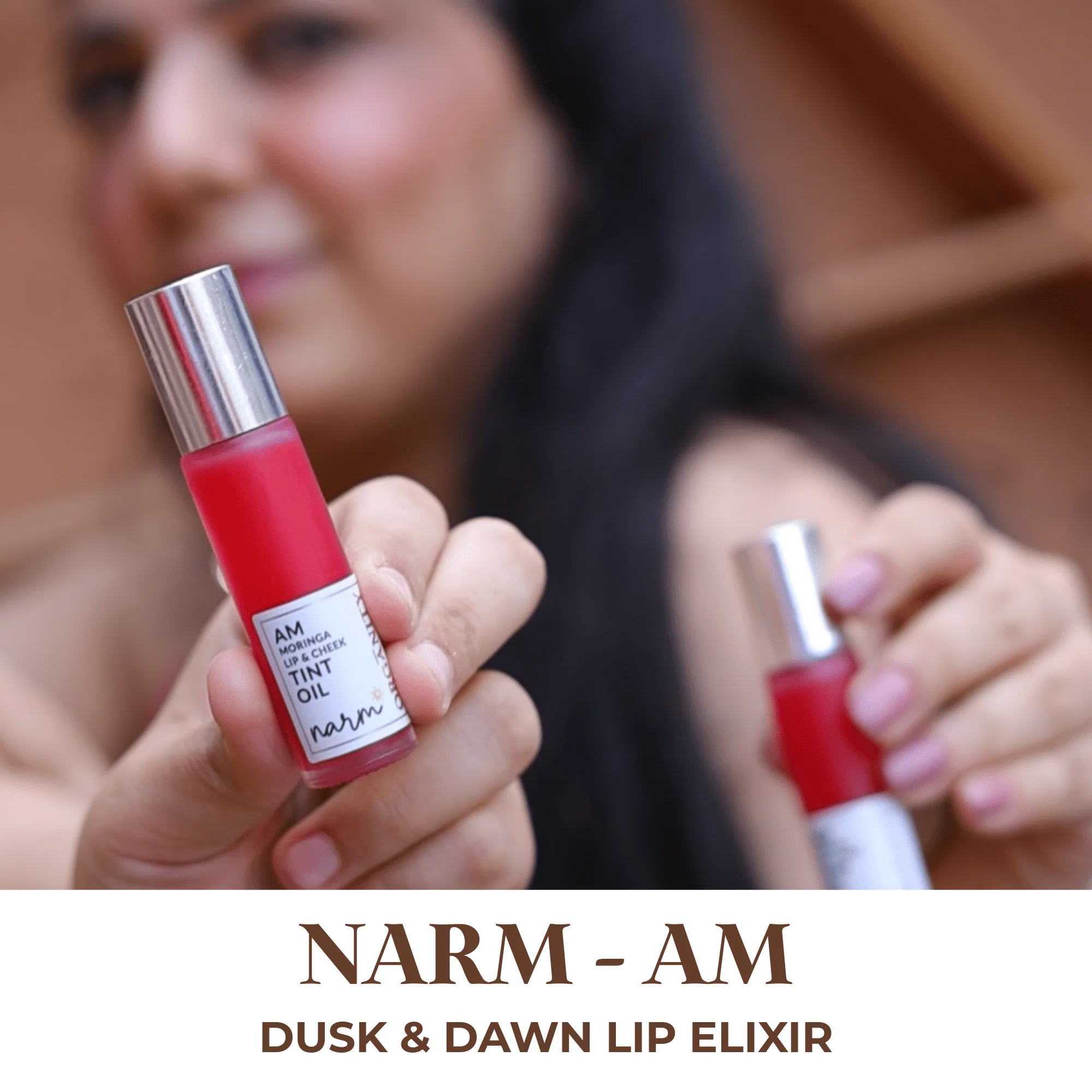Narm Dusk & Dawn Lip Elixir – AM Tint & PM Lip Therapy Duo - Image 7