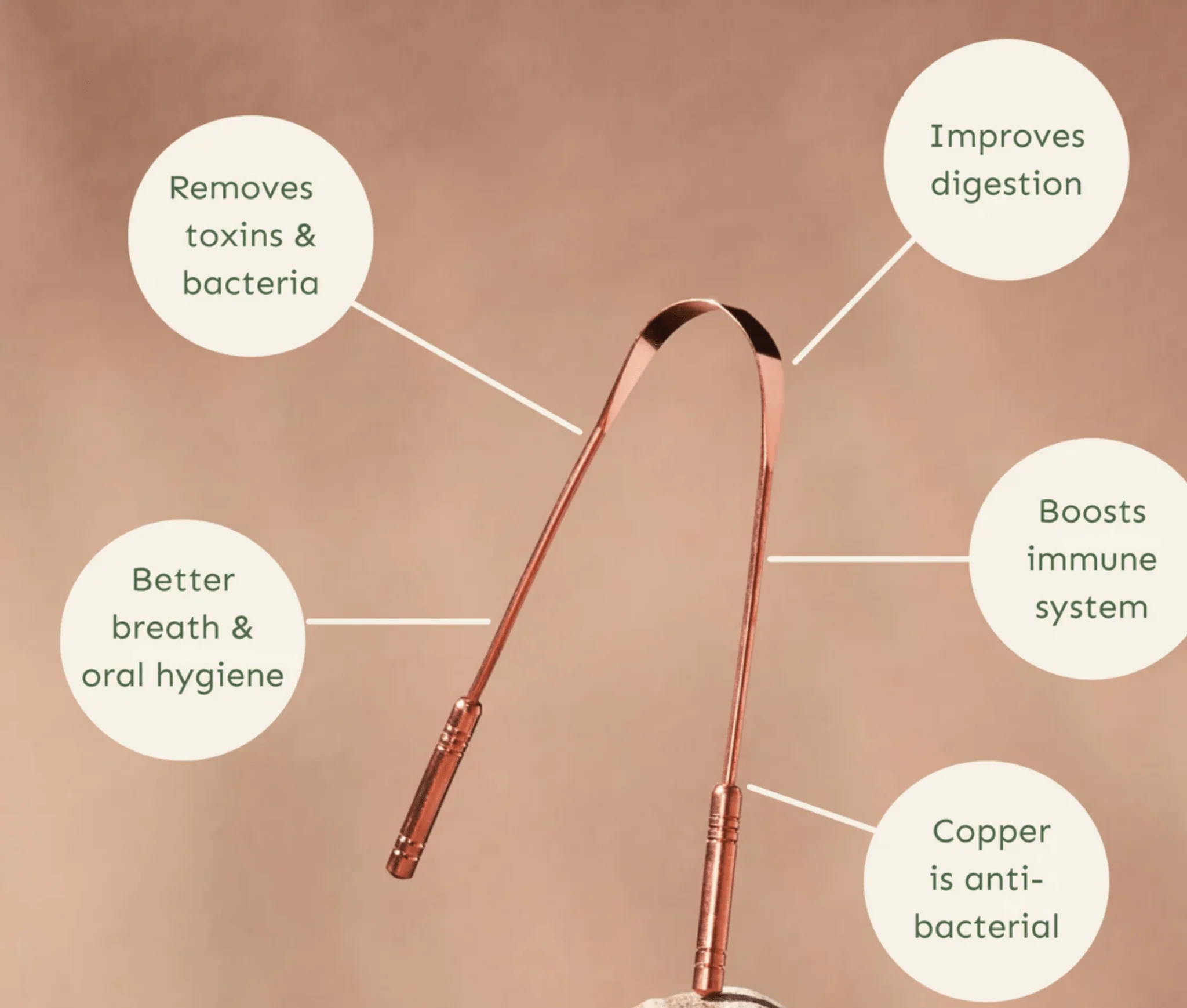 Pure Copper Tongue Cleaner - Image 3