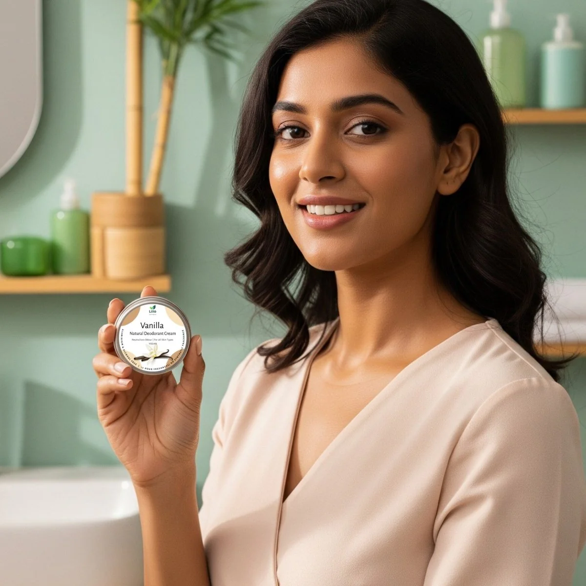 Natural Deodorant Cream | Vanilla | Enriched with Jojoba & Almond Oil - Image 6