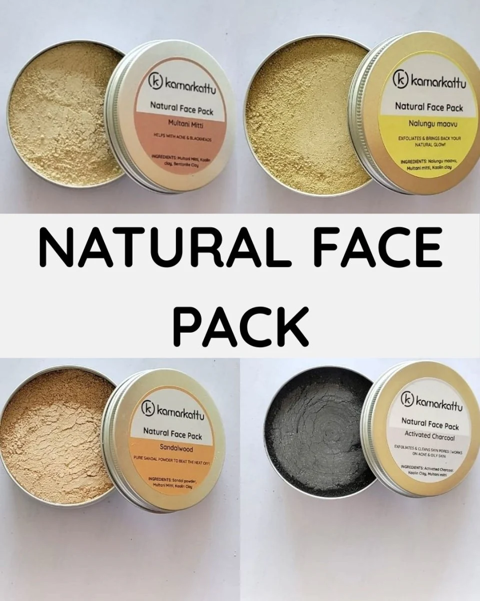 Natural face pack/ scrub : 90 g - Image 2