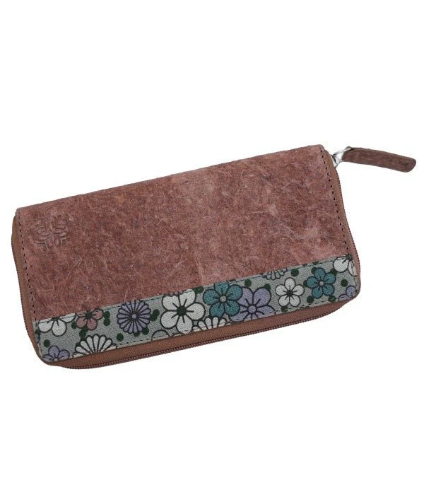 Natural Floral Wallet | Made of coconut leather - Image 8