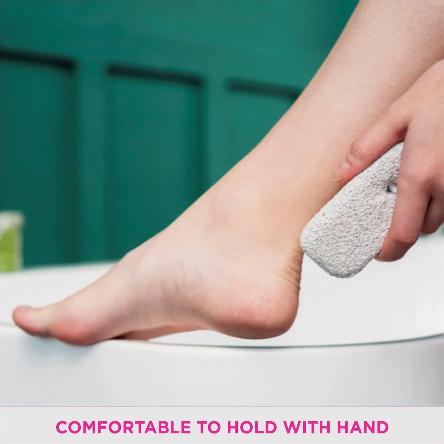 Natural Grey Pumice Stone (Pack of 2) | Gentle Foot Exfoliator - Image 2