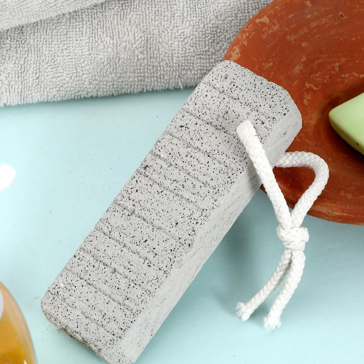 Natural Grey Pumice Stone (Pack of 2) | Gentle Foot Exfoliator - Image 3