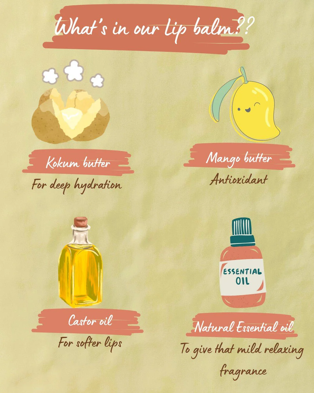 Natural Lip Balm : 10g - Image 3