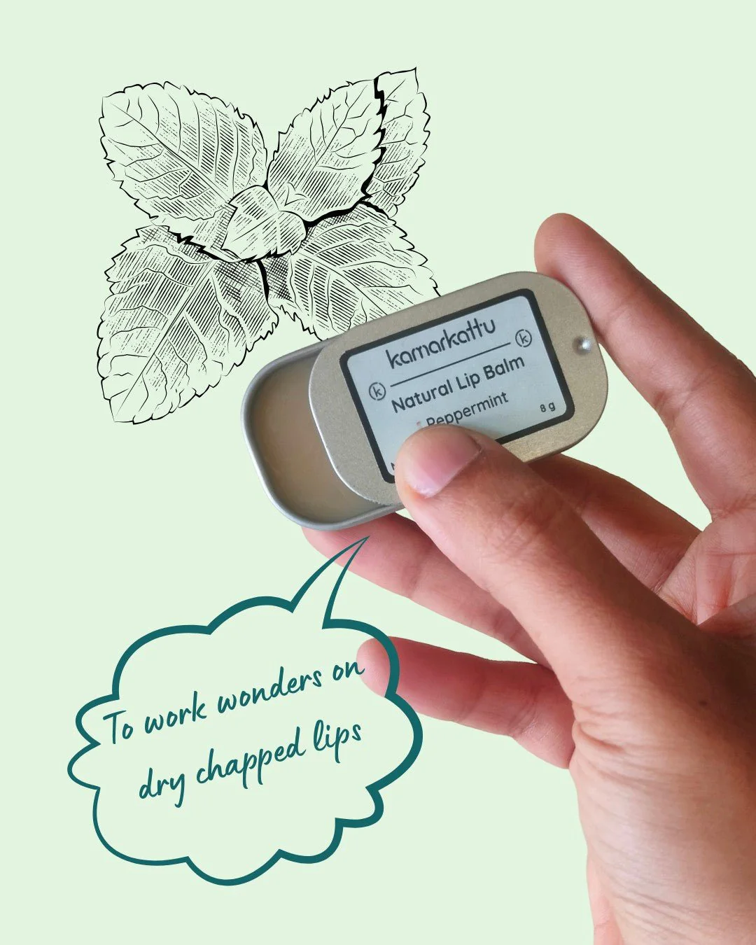 Natural Lip Balm : 10g - Image 7