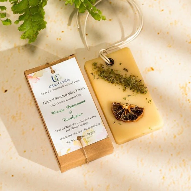 Natural Scented Wax Tablet-Orange, Peppermint & Eucalyptus - 1 or 2 - Image 3