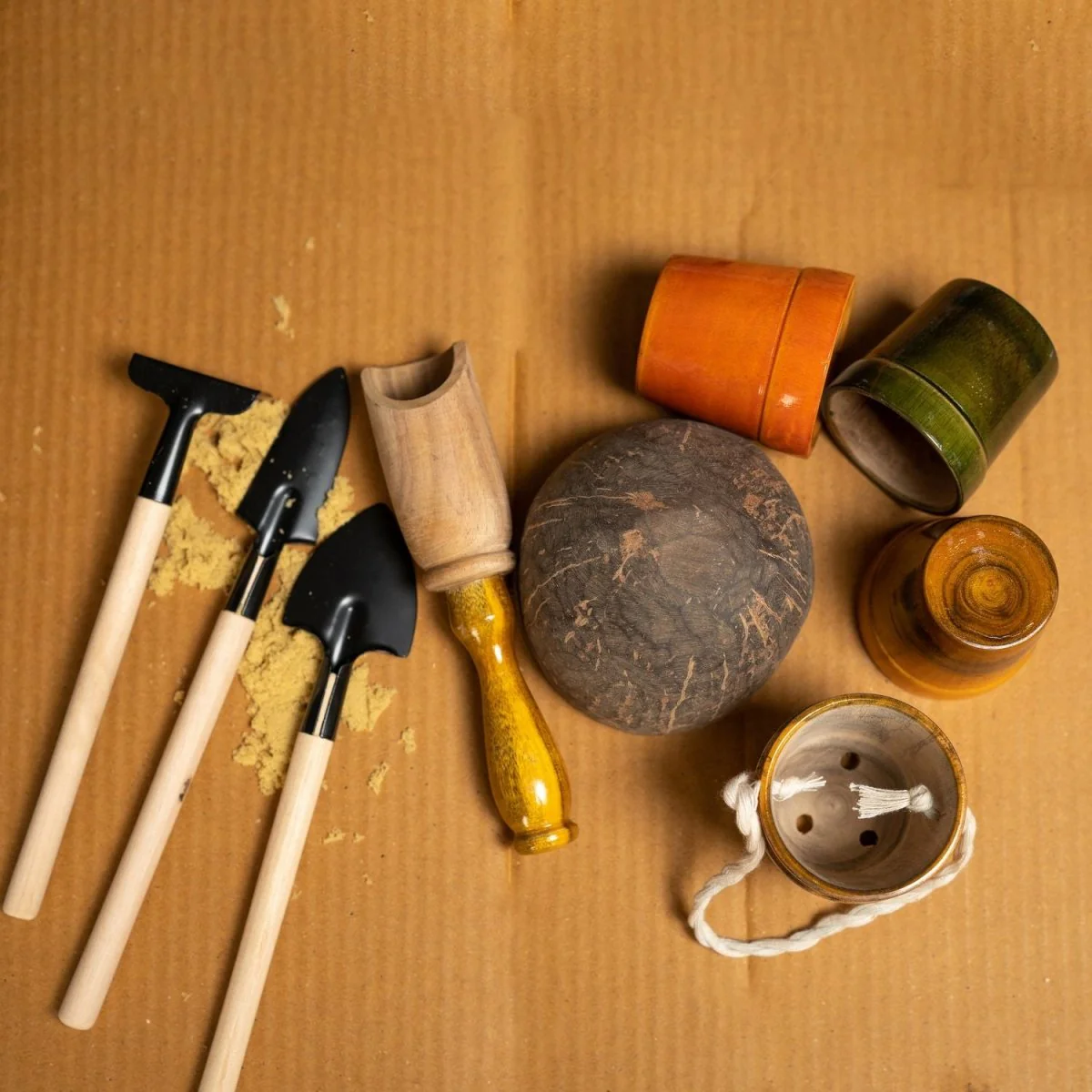 Natural Wooden Gardening Toy – Kids Roleplay Kit - Image 3