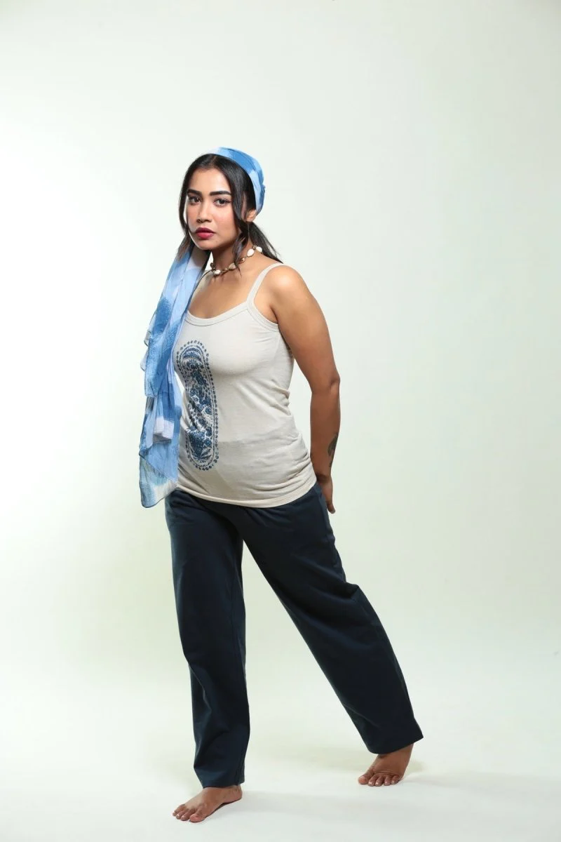 Navy 100% Organic Cotton Pajamas - Image 4